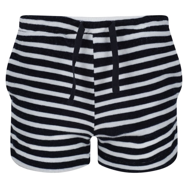Regatta barn/barn Dayana toweling Stripe Casual Shorts 13 Navy/White 13 Years