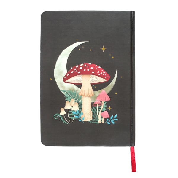 Something Different Mushroom A5 Notebook One Size Svart Black One Size