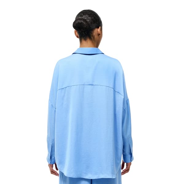 French Connection Damasco Drop Shoulder Skjorta för dam 8 U Cornflower Blue 8 UK