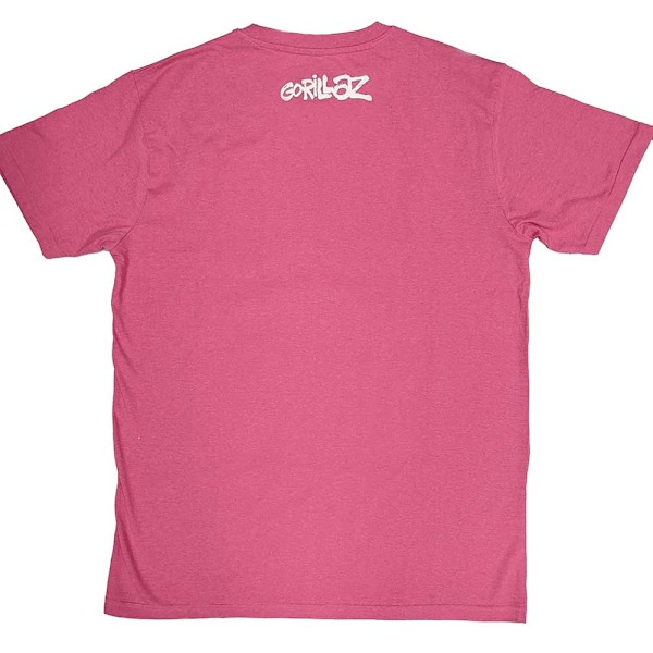 Gorillaz Unisex Adult The Static Channel T-Shirt XL Rosa Pink XL
