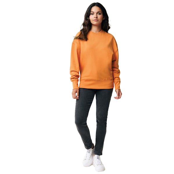 Iqoniq Unisex Vuxen Kruger Återvunnen Bomull Rundhals Avslappnad Passform Sundial Orange L