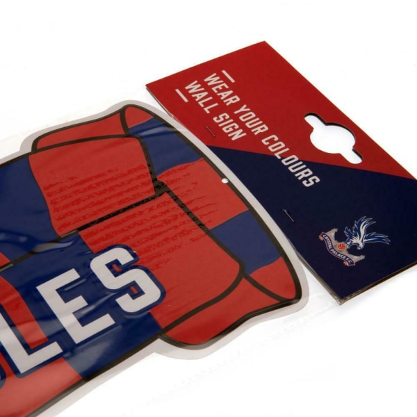 Crystal Palace FC Visa dina färger Dörrskylt One Size Röd/Roya Red/Royal Blue/White One Size