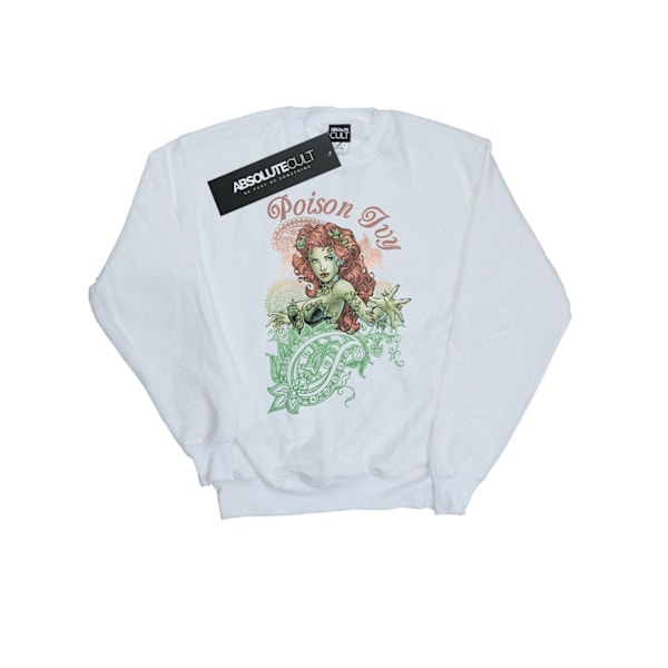 DC Comics Boys Poison Ivy Paisley Sweatshirt 5-6 år Vit White 5-6 Years