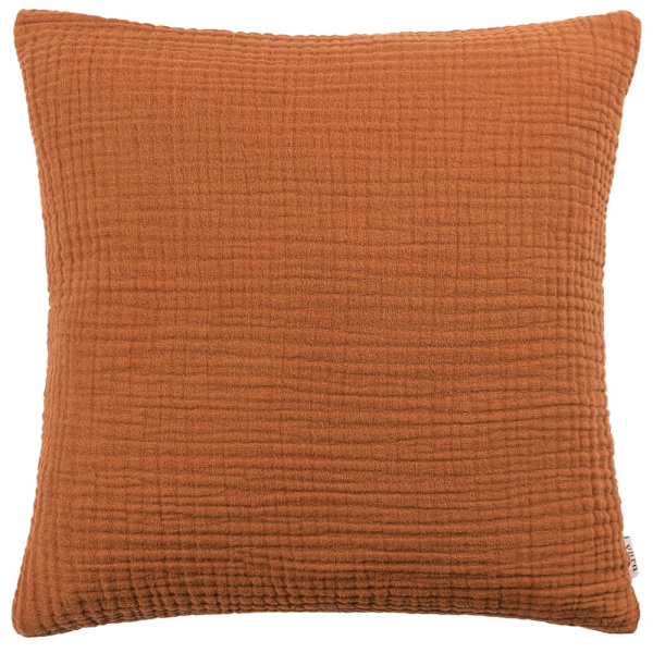 Yard Lark Bomulls Kuddfodral med Rynkor 45cm x 45cm Pekan Pecan 45cm x 45cm