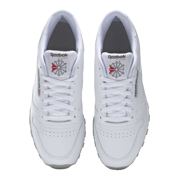 Reebok Herr Classic Leather Träningsskor 7.5 UK Vit White 7.5 UK