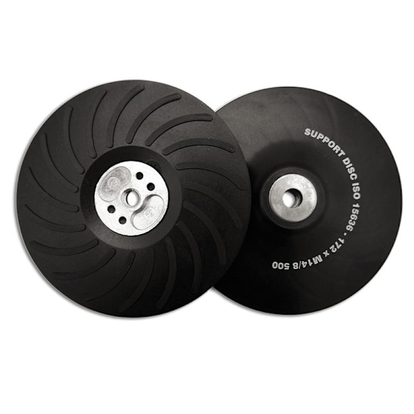 Flexipads World Class Vinkelslipplattor, Turbo Svart Hård M14 Multi Colour M14 x 2.0