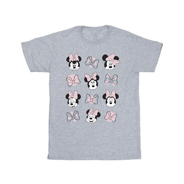 Disney Girls Minnie Mouse Flera Bomull T-shirt 12-13 År S Sports Grey 12-13 Years