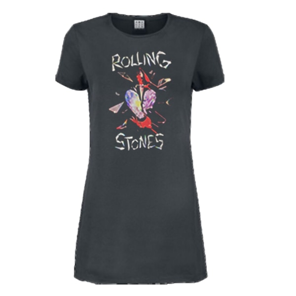 Amplified Womens/Ladies Hackney Diamonds The Rolling Stones T-S Charcoal L