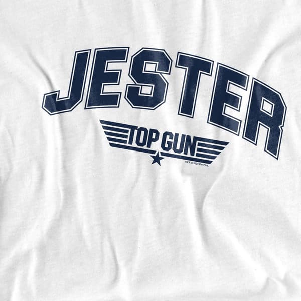 Top Gun Herr Jester Varsity T-shirt 4XL Vit White 4XL