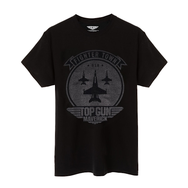 Top Gun: Maverick Mens Fighter Town T-Shirt M Svart Black M