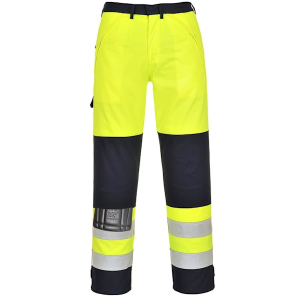 Portwest Herr Hi-Vis Multi-Norm Byxor L R Gul/Marinblå Yellow/Navy L R