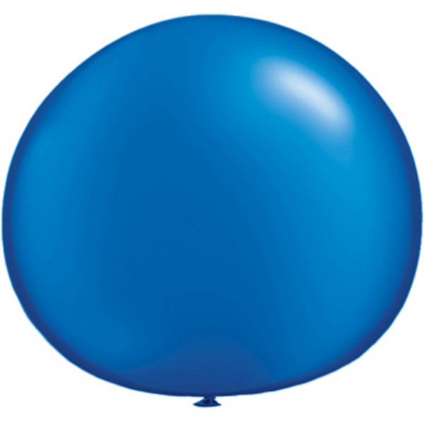 Qualatex 5 tum enkla latexpartyballonger (förpackning om 100) (48 färger) Pearl Sapphire One Size