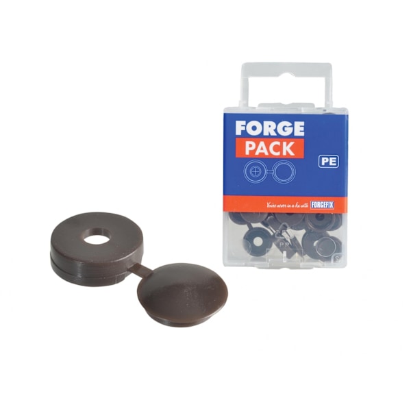 Forgefix Gångjärnsförsedda Täcklock, Påse Brun Nr 6-8 Flerfärgad Multi Colour Brown No. 6-8