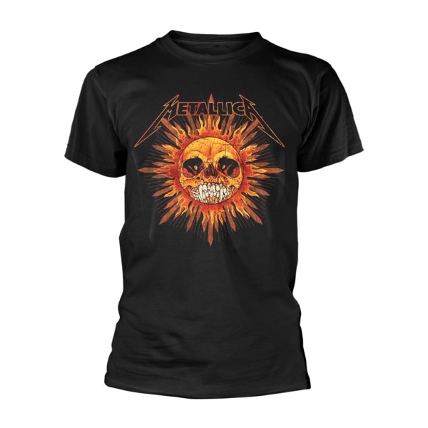 Metallica Unisex Adult Pushead Sun T-shirt S Svart Black S
