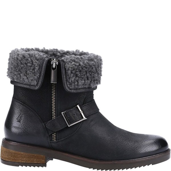 Hush Puppies Dam/Dam Tyler Läder Ankelstövlar 8 UK Svart Black 8 UK