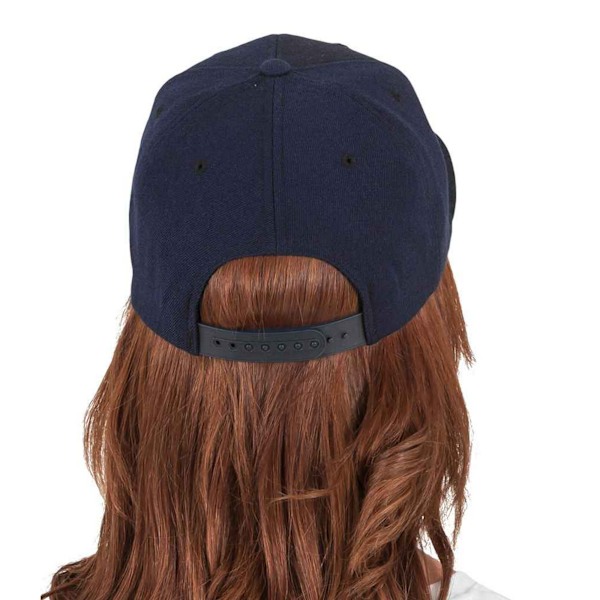 Flexfit Classic Snapback Cap för män, One Size, Marinblå Navy One Size