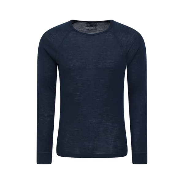 Mountain Warehouse Merino Ull Baslager Topp (2-pack) Navy L