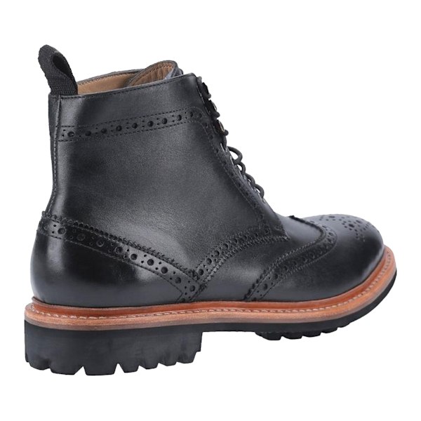 Cotswold herr Rissington Commando snörstövlar i läder 10 Black 10 UK