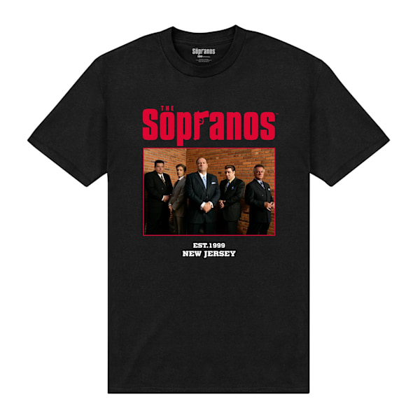 The Sopranos Unisex Adult Cast T-Shirt M Svart Black M