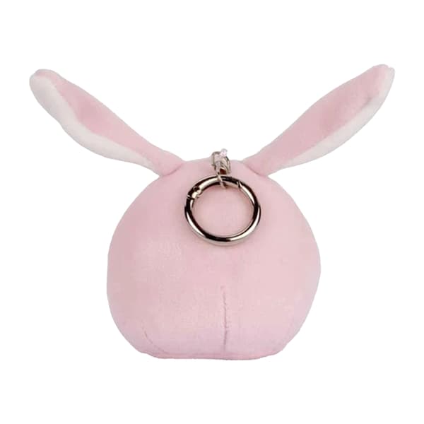 Mumbles Kanin Nyckelring S Rosa/Vit Pink/White S