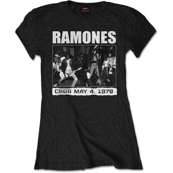 Ramones Dam/Dam CBGB 1978 T-shirt XL Svart Black XL