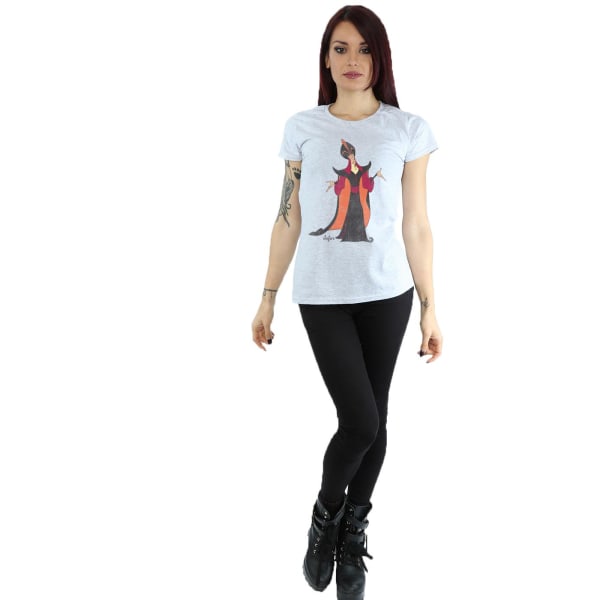 Disney Klassisk Jafar bomull T-shirt dam/dam XL Heather Gr Heather Grey XL
