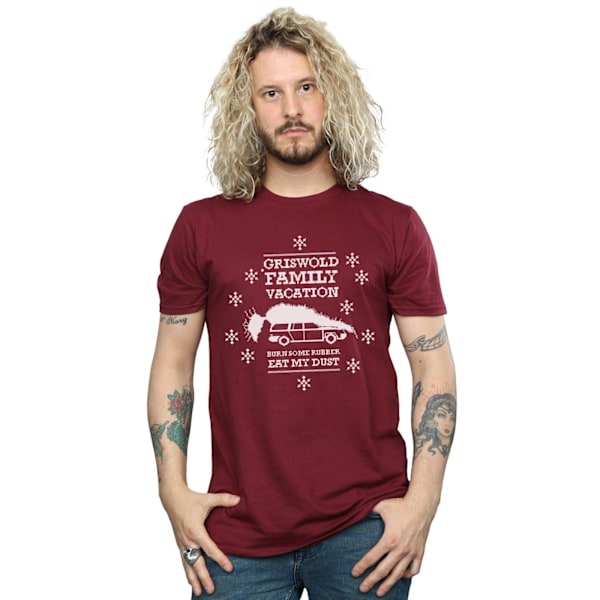 National Lampoon's Christmas Vacation Herr Eat My Dust T-shirt Burgundy XL