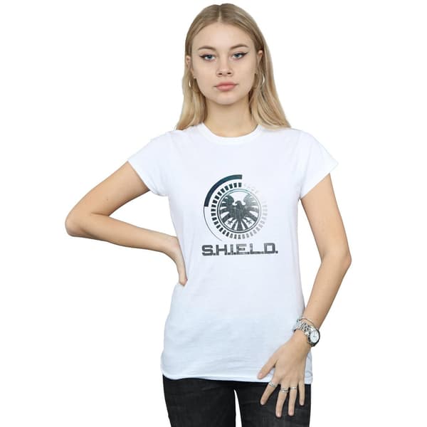 Marvel Dam/Dam Agenter Av SHIELD Circuits Bomulls T-shirt S White S