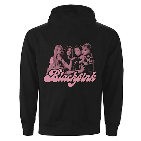 BlackPink Unisex Vuxen Fotografi Hoodie XL Svart Black XL