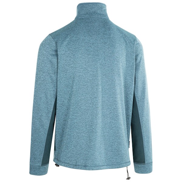 Trespass Mens Radnage Marl AT200 Fleece Jacka S Blå/Grå Blue/Grey S