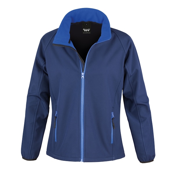 Result Dam/Dam Core Tryckbar Softshelljacka XS Marinblå / Navy / Royal XS