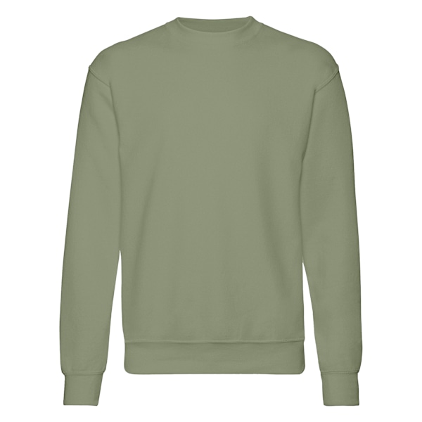 Fruit Of The Loom Mens Set-In Belcoro® Garn Sweatshirt L Classi Classic Olive L