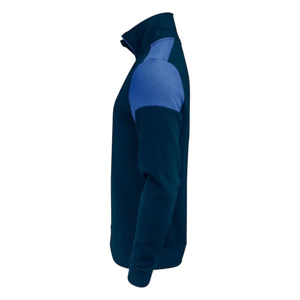 Printer PRIME Herr Kontrast Half Zip Sweatshirt S Marinblå/Kobolt Navy/Cobalt S