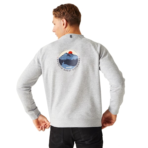 Regatta Nithsdale Mountain Crew Neck Crop Sweatshirt L Grå Grey Marl L