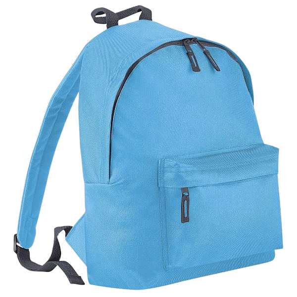 Bagbase Junior Fashion Ryggsäck (14 liter) (2-pack) Surf Blue/ Graphite Grey One Size