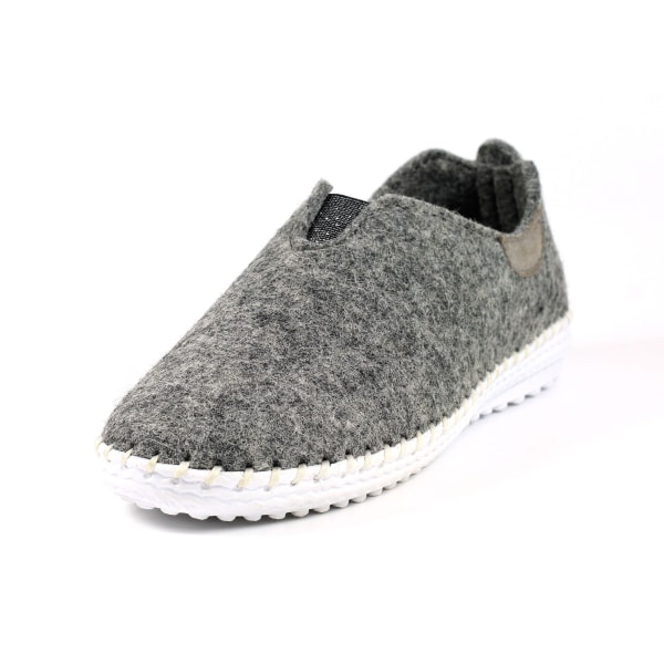 Lunar Dam/Dam Colette Läderslippers 7 UK Grå Grey 7 UK