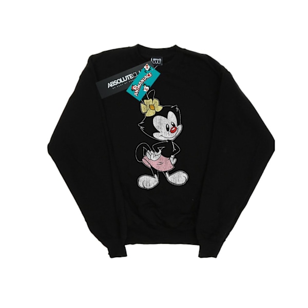 Animaniacs Girls Dot Classic Pose Sweatshirt 7-8 år Svart Black 7-8 Years