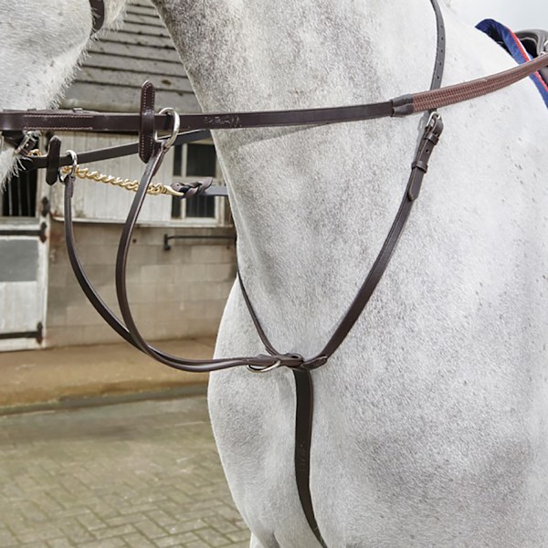 Whitaker Lynton Läder Running Martingale Ponny Havana Havana Pony