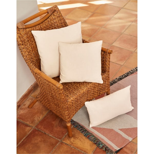 Westford Mill Fairtrade Kuddeöverdrag 40cm x 40cm Natur Natural 40cm x 40cm