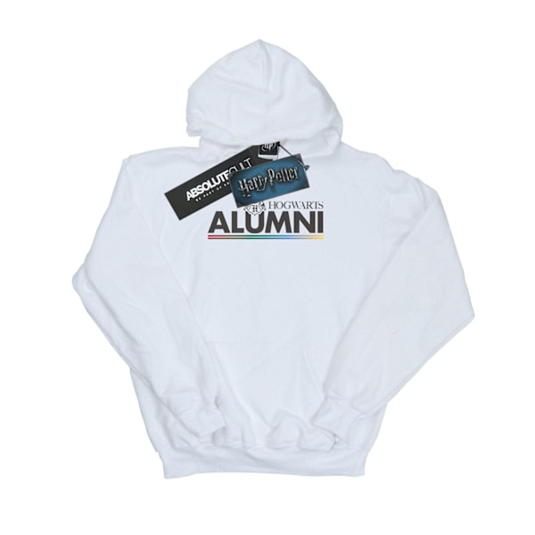 Harry Potter Mens Hogwarts Alumni Hoodie 5XL Vit White 5XL