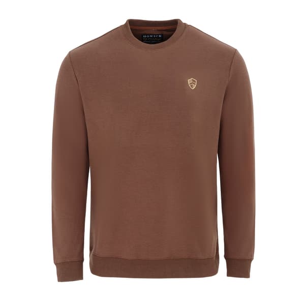 Howick Herrtröja med logotyp XL Mörkbrun Dark Brown XL