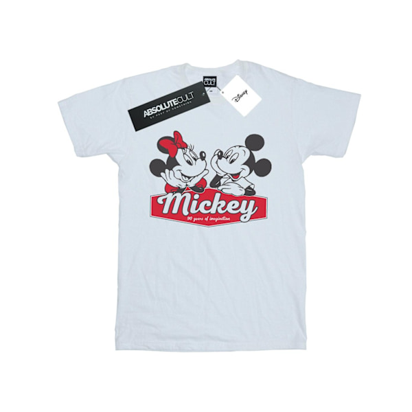 Disney Herr Mickie Och Minnie 90 År T-Shirt XL Vit White XL