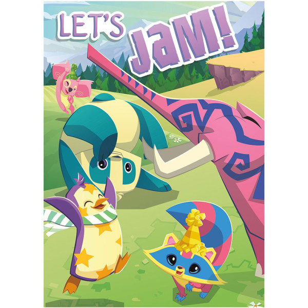 Animal Jam-karaktärsinbjudningar (8-pack) En storlek flerfärgad Multicoloured One Size