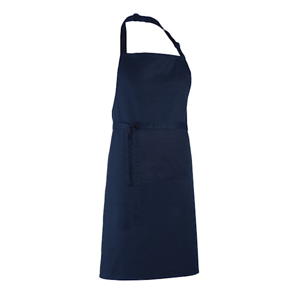 Premier Dam/Kvinnors Färger Bip Förkläde Med Ficka / Arbetskläder Navy One Size