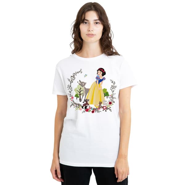 Snövit Dam/Flickor Skogsvänner T-Shirt M Vit White M