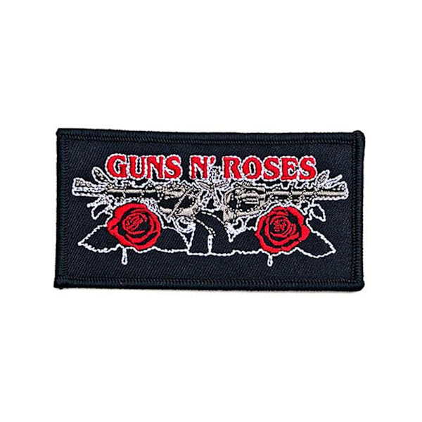 Guns N Roses Vintage Pistols Strykjärn på lapp En storlek Svart/Röd/Vit Black/Red/White One Size