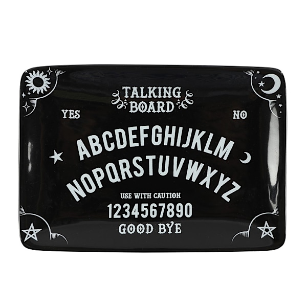 Something Different Ouija Prydnadsfat En Storlek Svart/Vit Black/White One Size