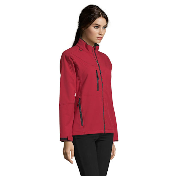 SOLS Dam/Dam Roxy Soft Shell Jacka (Andningsbar, Vindtät Och Vattenavvisande) Red L