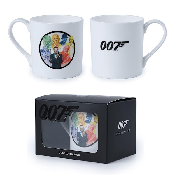 James Bond At Your Service Bone China Mugg En Storlek Vit White One Size