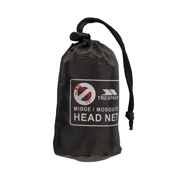 Trespass Midge Huvud/Ansikte Mygg/Insekt Nät One Size Svart Black One Size
